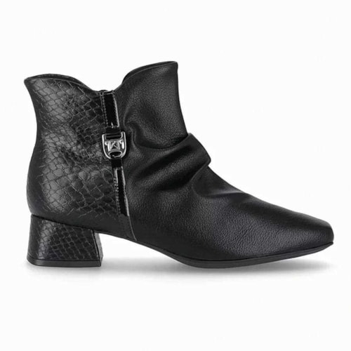 Bota Piccadilly Cano Curto 160080 Preto