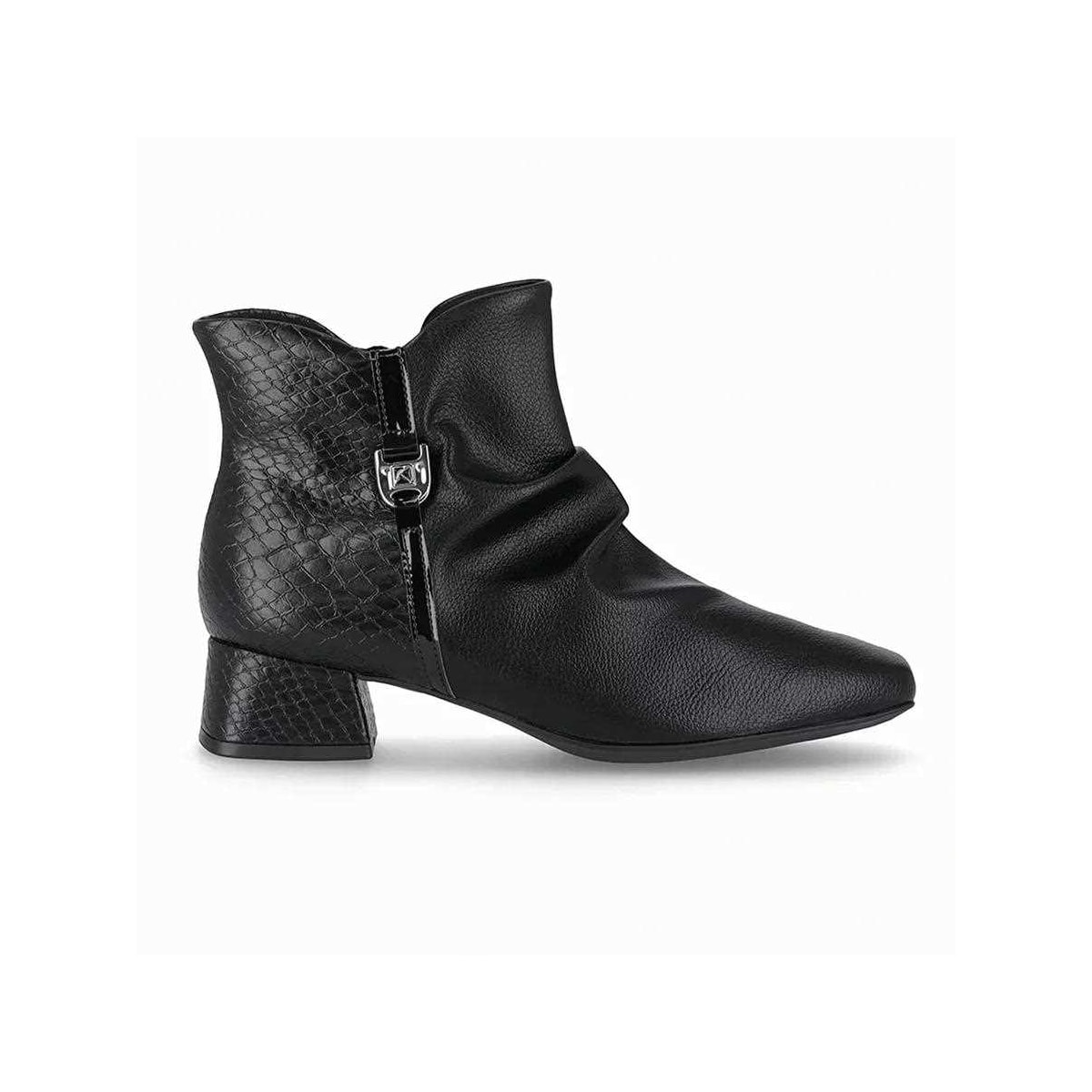 Bota Piccadilly Cano Curto 160080 Preto Bota Piccadilly Cano Curto 160080 Preto