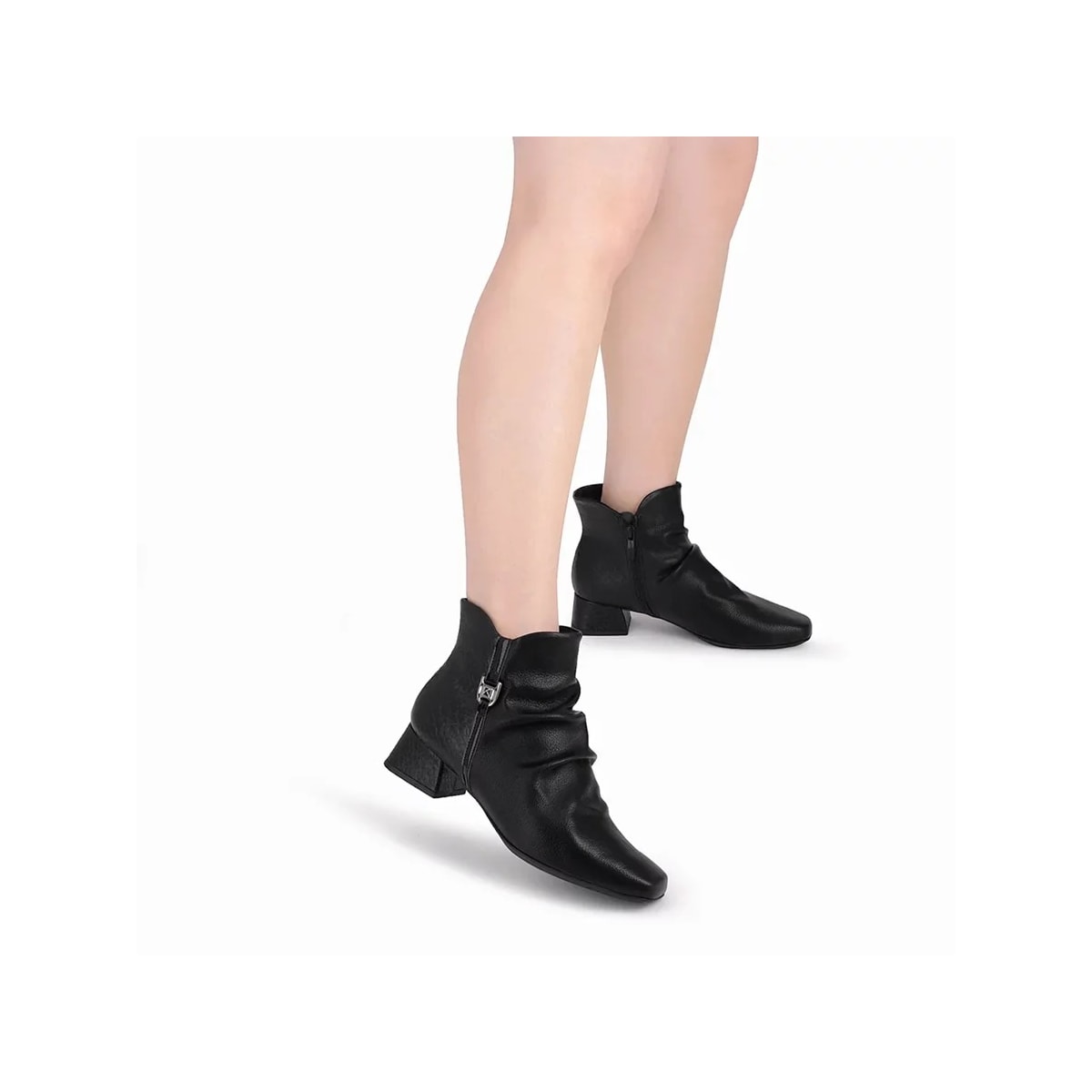 Bota Piccadilly Cano Curto 160080 Preto Bota Piccadilly Cano Curto 160080 Preto