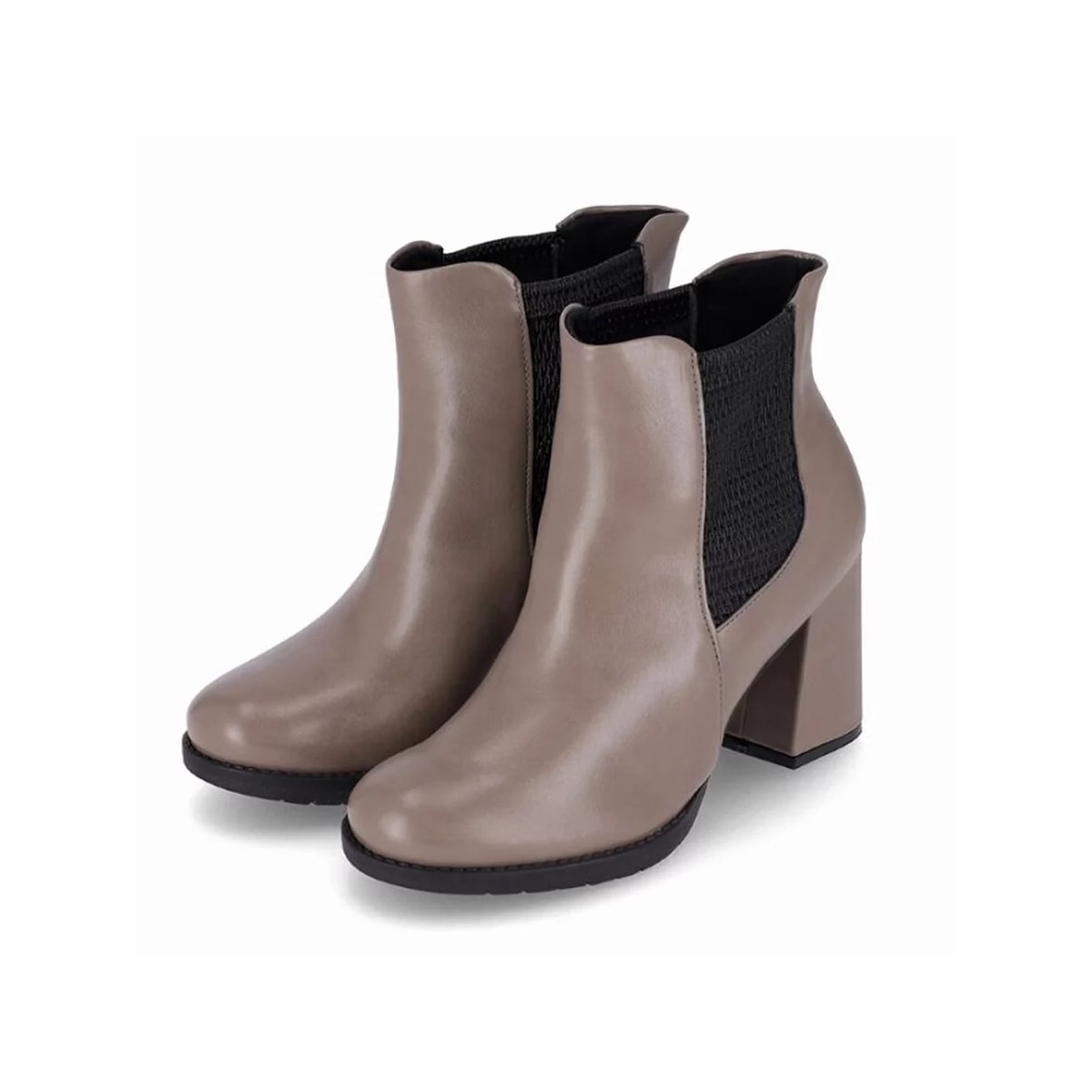 Bota Piccadilly Cano Curto 343003 Taupe Bota Piccadilly Cano Curto 343003 Taupe