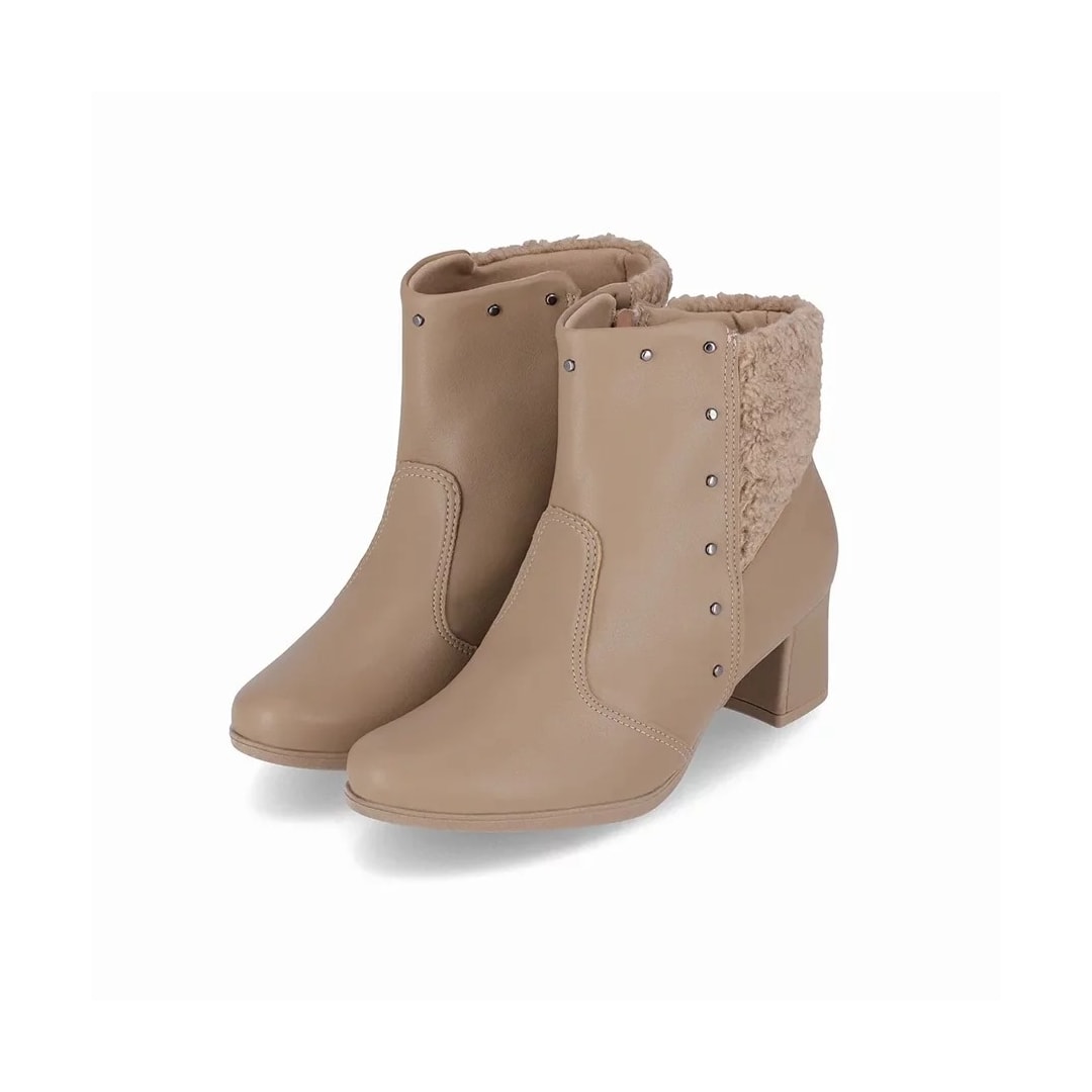 Bota Piccadilly Cano Curto 654051 Areia