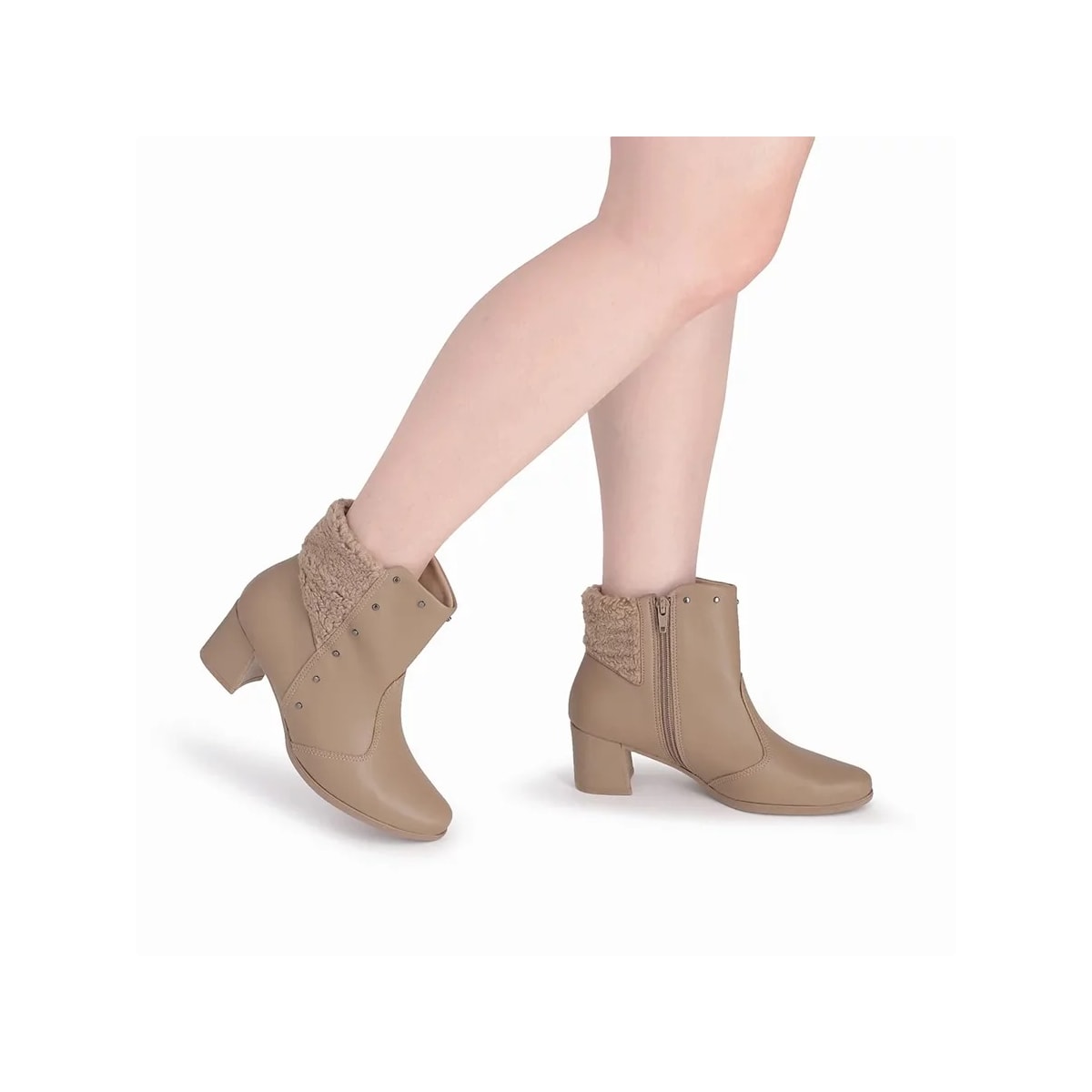 Bota Piccadilly Cano Curto 654051 Areia