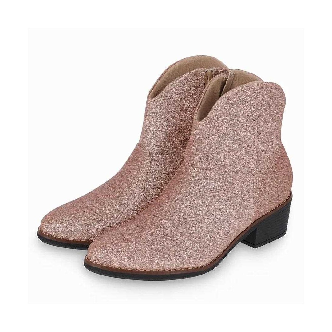 Bota Piccadilly Cano Curto 661008 Ouro Rosado Bota Piccadilly Cano Curto 661008 Ouro Rosado