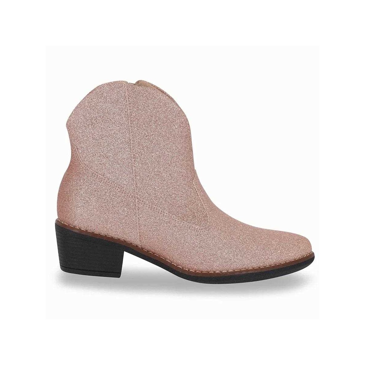 Bota Piccadilly Cano Curto 661008 Ouro Rosado
