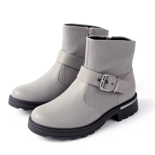 Bota Piccadilly Cano Curto 735026 Concreto