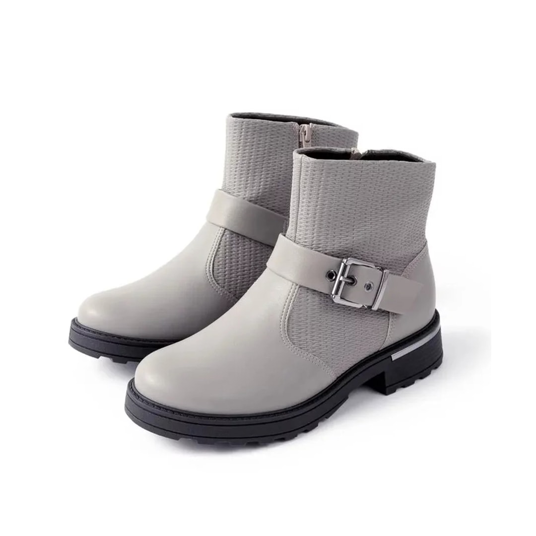 Bota Piccadilly Cano Curto 735026 Concreto Bota Piccadilly Cano Curto 735026 Concreto