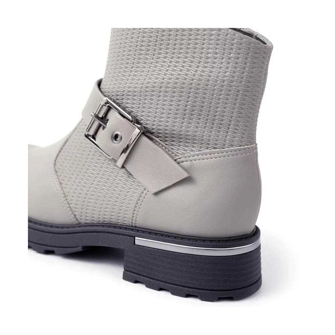 Bota Piccadilly Cano Curto 735026 Concreto Bota Piccadilly Cano Curto 735026 Concreto