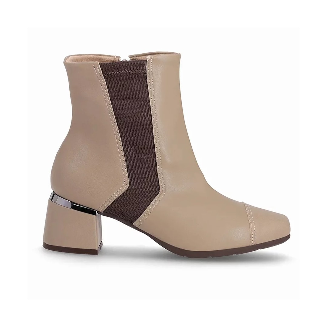 Bota Piccadilly Cano Curto 748029 Areia