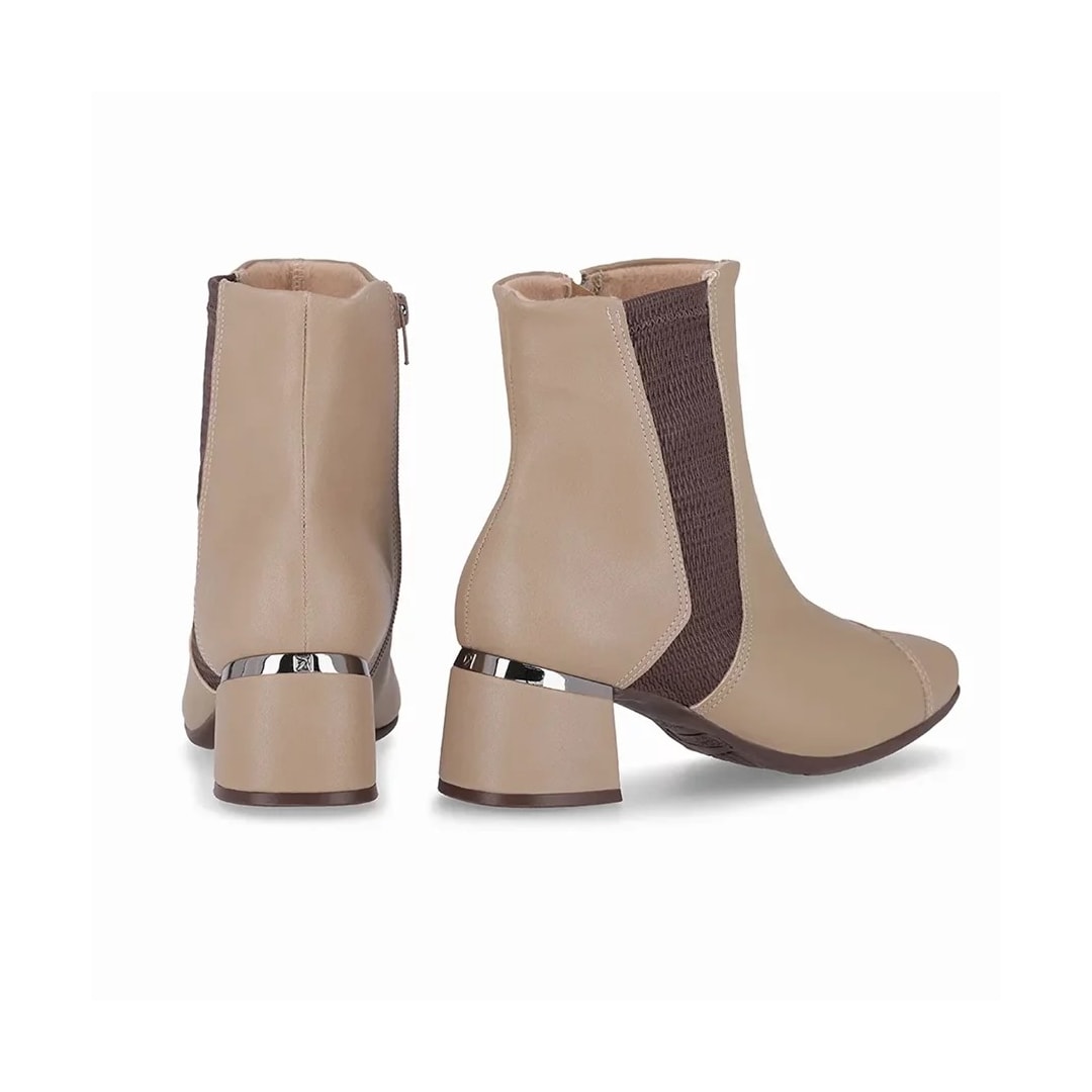 Bota Piccadilly Cano Curto 748029 Areia