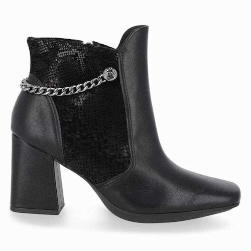 Bota Piccadilly Cano Curto 751004 Preto