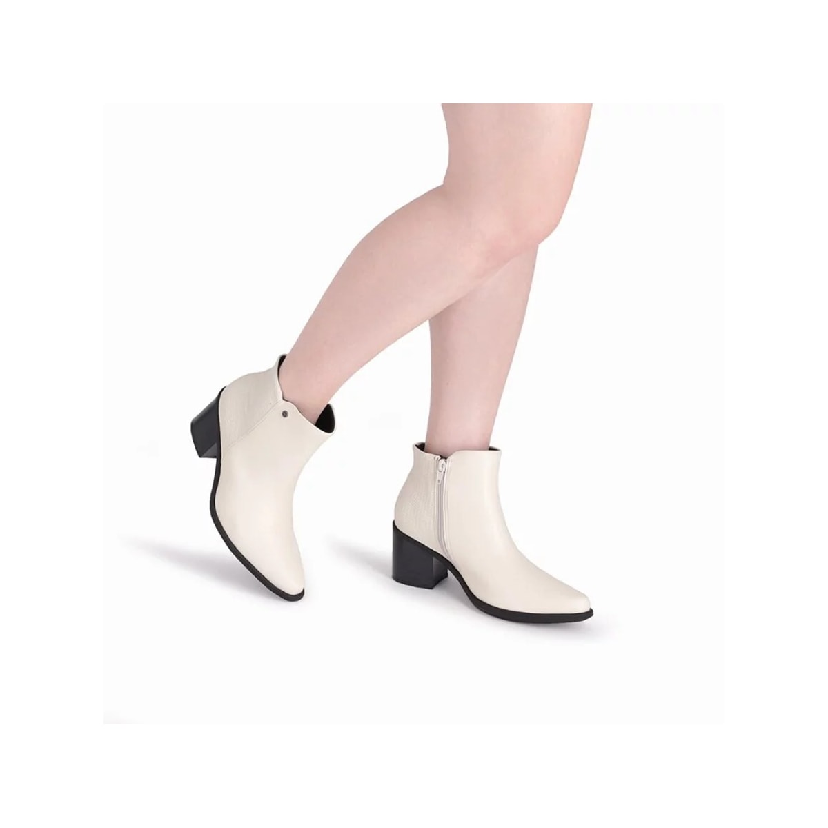 Bota Piccadilly Cano Curto 766001 Off White Bota Piccadilly Cano Curto 766001 Off White