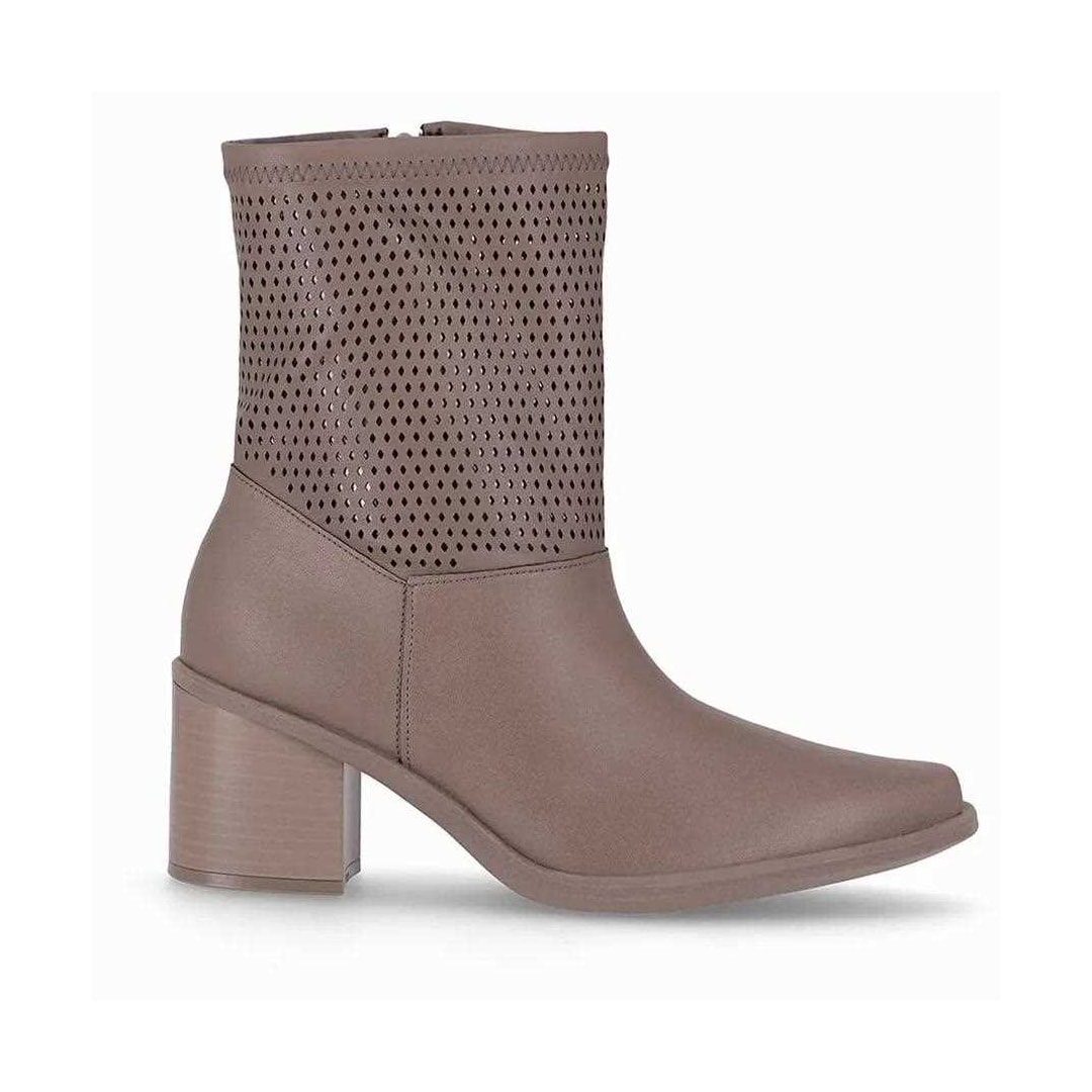 Bota Piccadilly Cano Curto 766004 Taupe