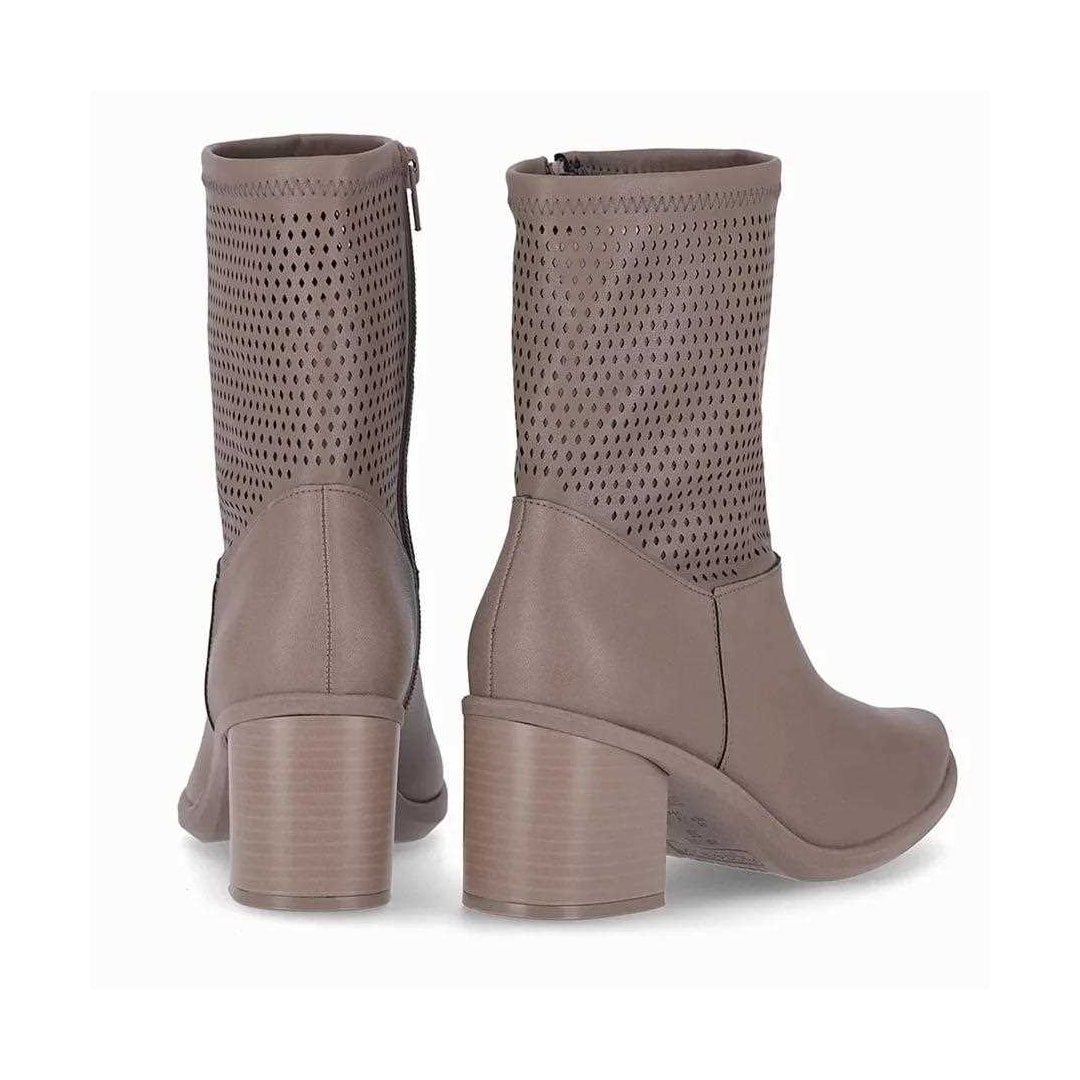 Bota Piccadilly Cano Curto 766004 Taupe