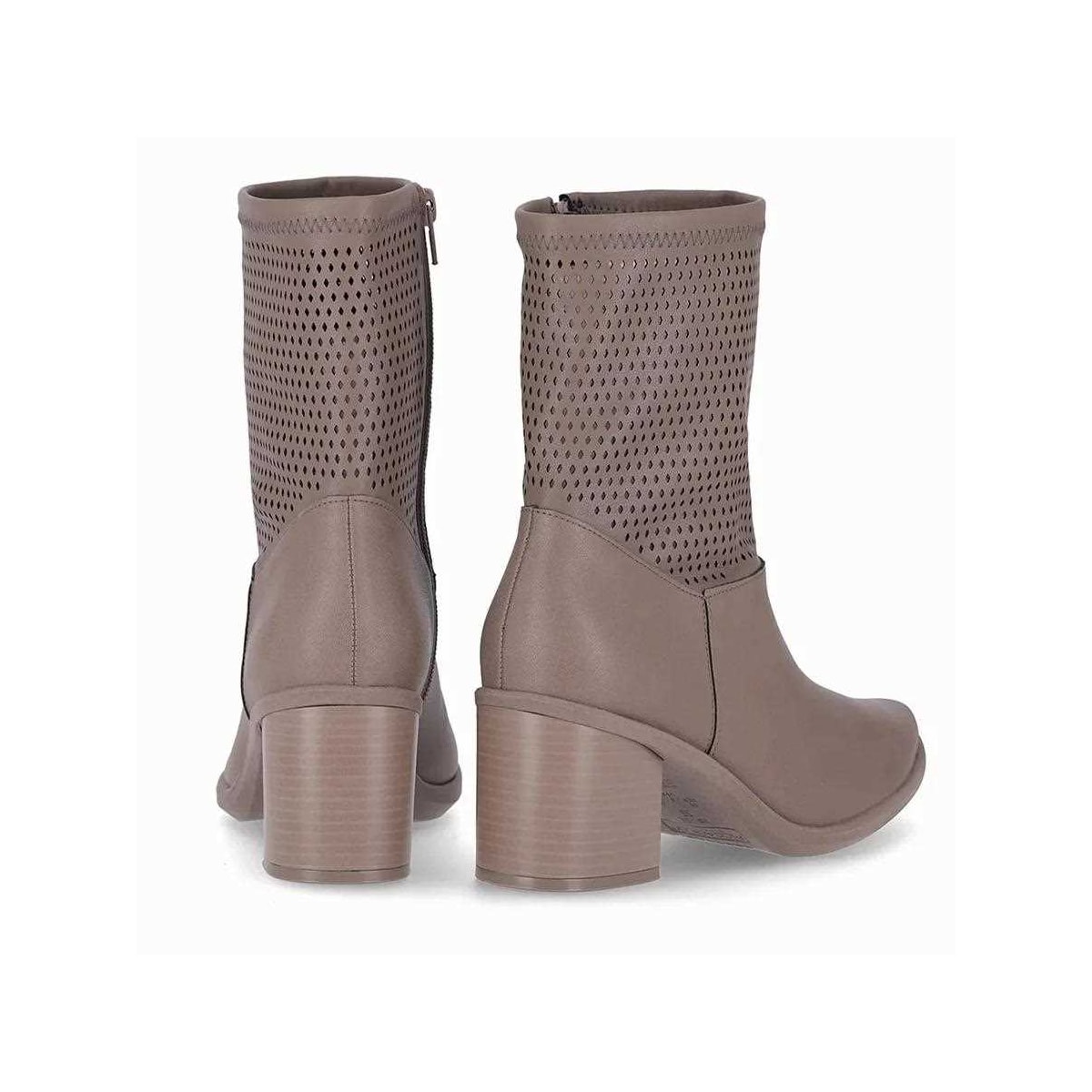 Bota Piccadilly Cano Curto 766004 Taupe Bota Piccadilly Cano Curto 766004 Taupe