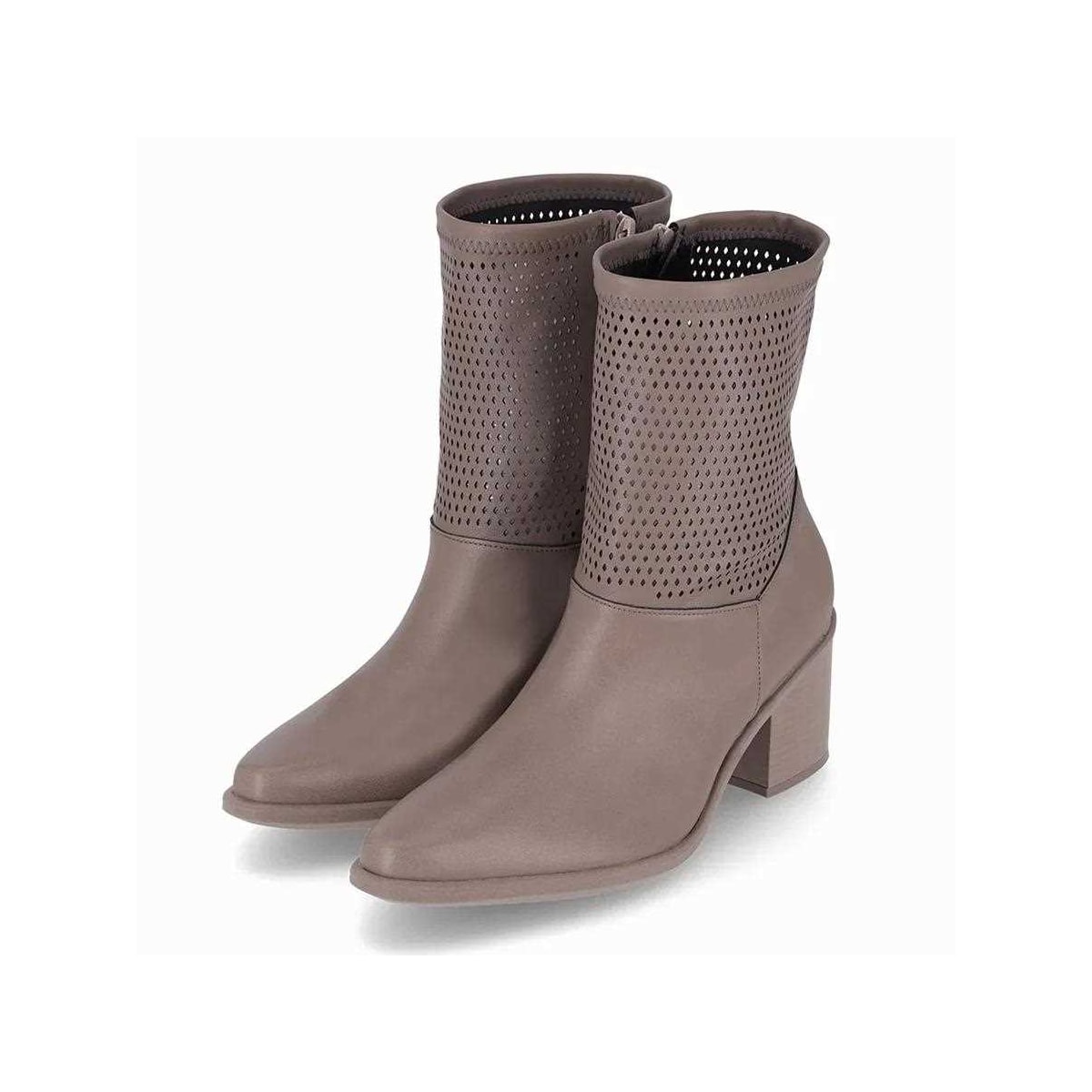 Bota Piccadilly Cano Curto 766004 Taupe Bota Piccadilly Cano Curto 766004 Taupe