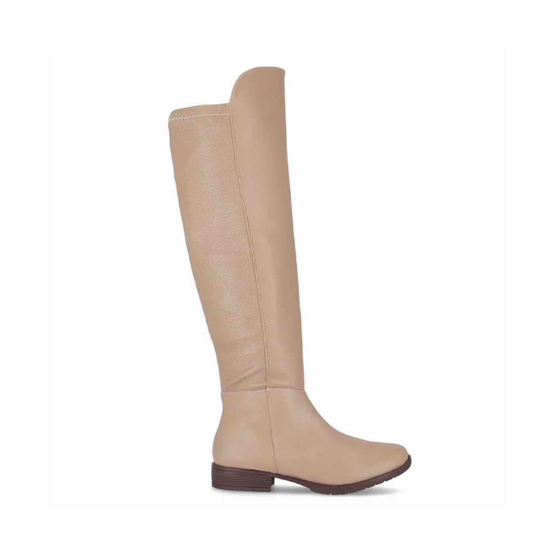 Bota Piccadilly Cano Longo 653008 Areia Bota Piccadilly Cano Longo 653008 Areia