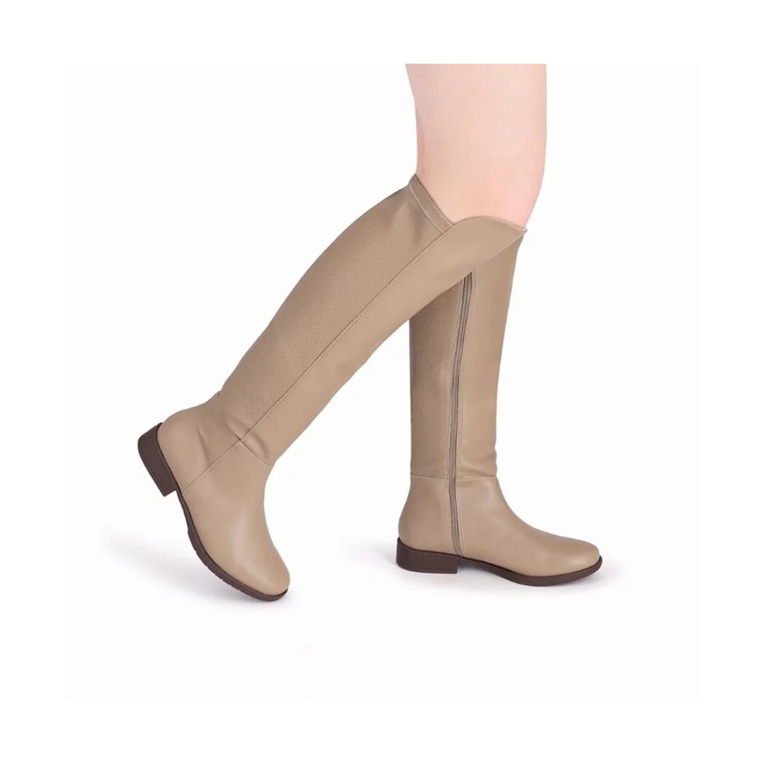 Bota Piccadilly Cano Longo 653008 Areia