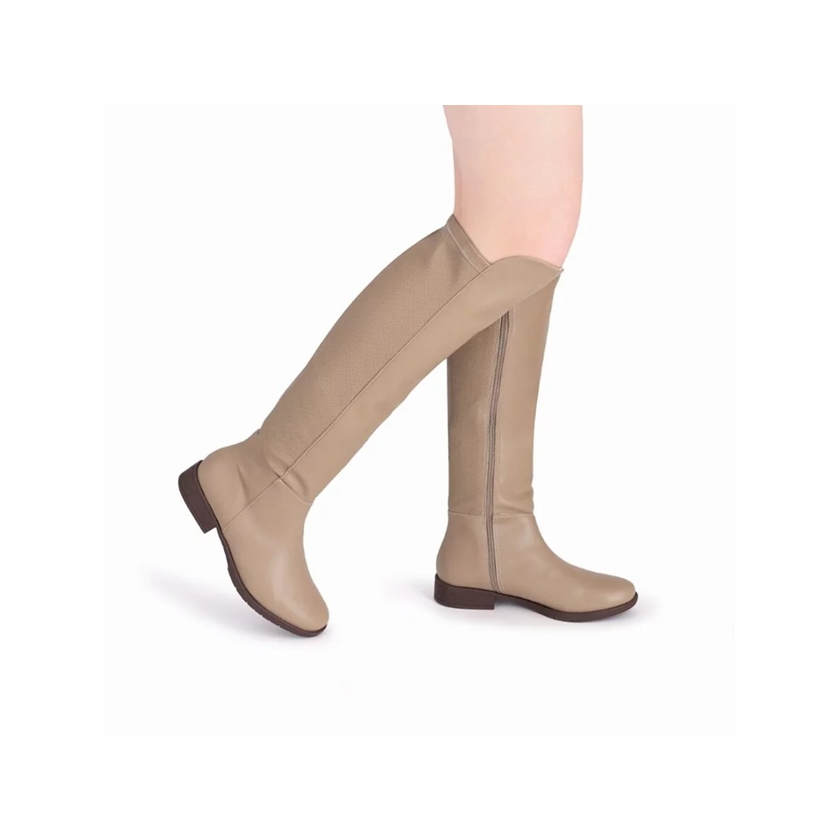 Bota Piccadilly Cano Longo 653008 Areia Bota Piccadilly Cano Longo 653008 Areia