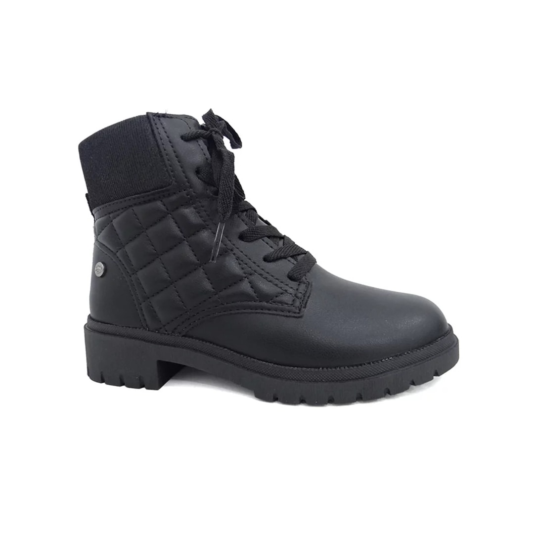 Bota Pink Cats Coturno Infantil V3351 Preto