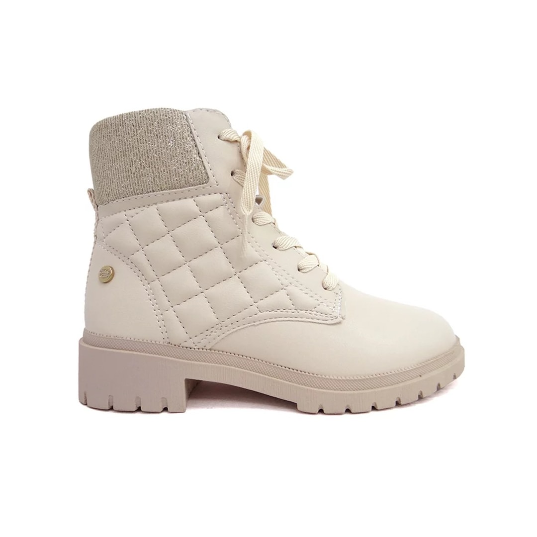 Bota Pink Cats Coturno Infantil V3351 Tule