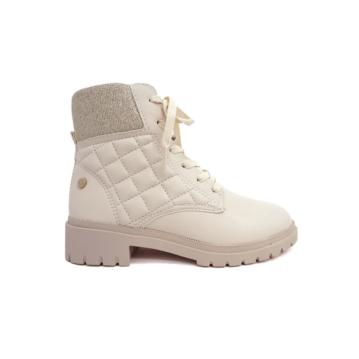 Bota Pink Cats Coturno Infantil V3351 Tule Bota Pink Cats Coturno Infantil V3351 Tule