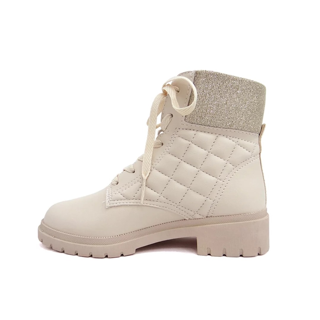 Bota Pink Cats Coturno Infantil V3351 Tule