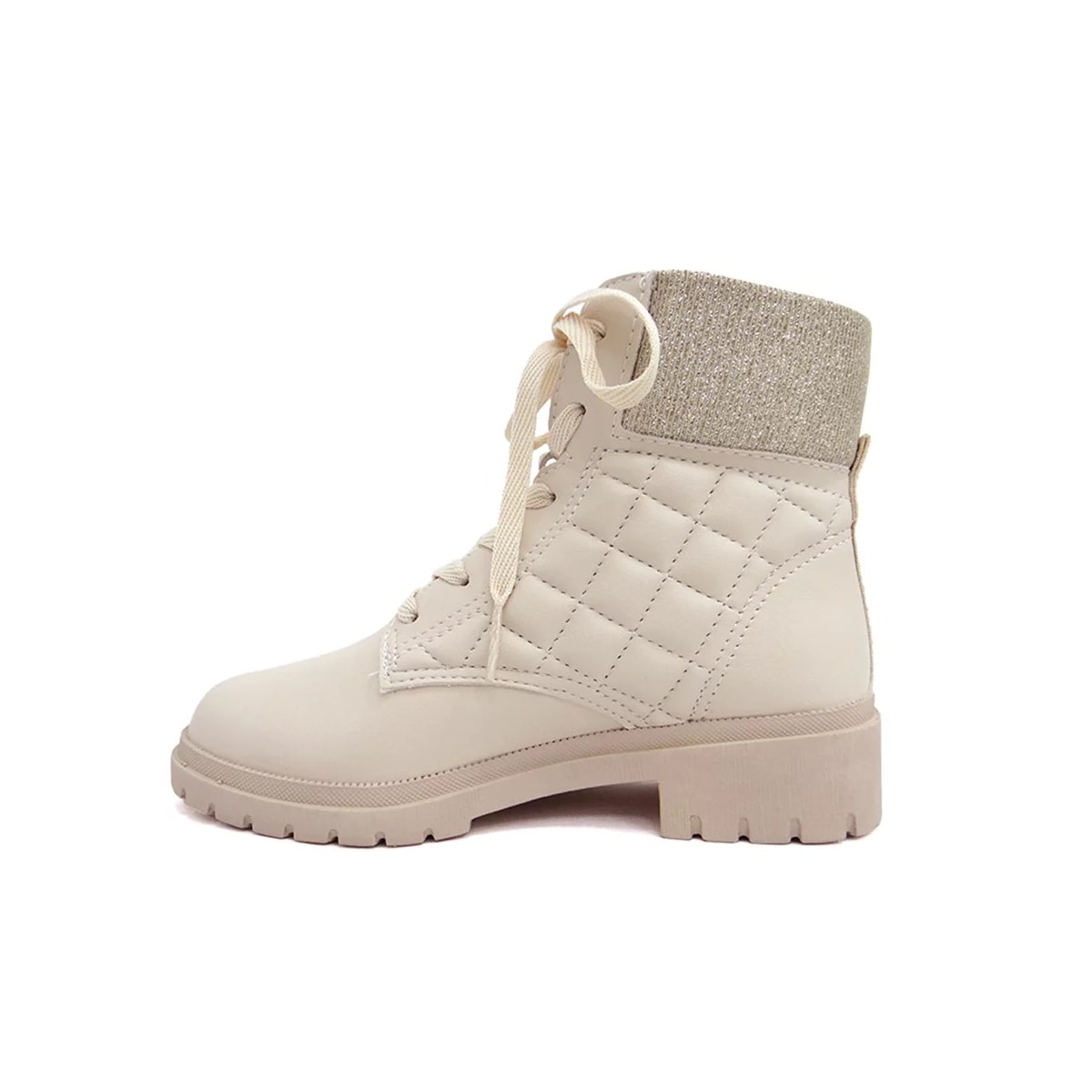 Bota Pink Cats Coturno Infantil V3351 Tule