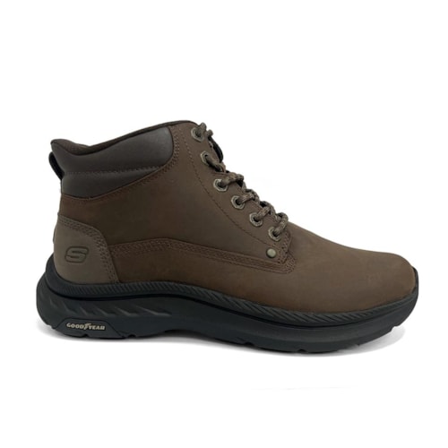 Detalhe - Bota Skechers Masculina Adventure Pollard Waylon 205333 Cacau