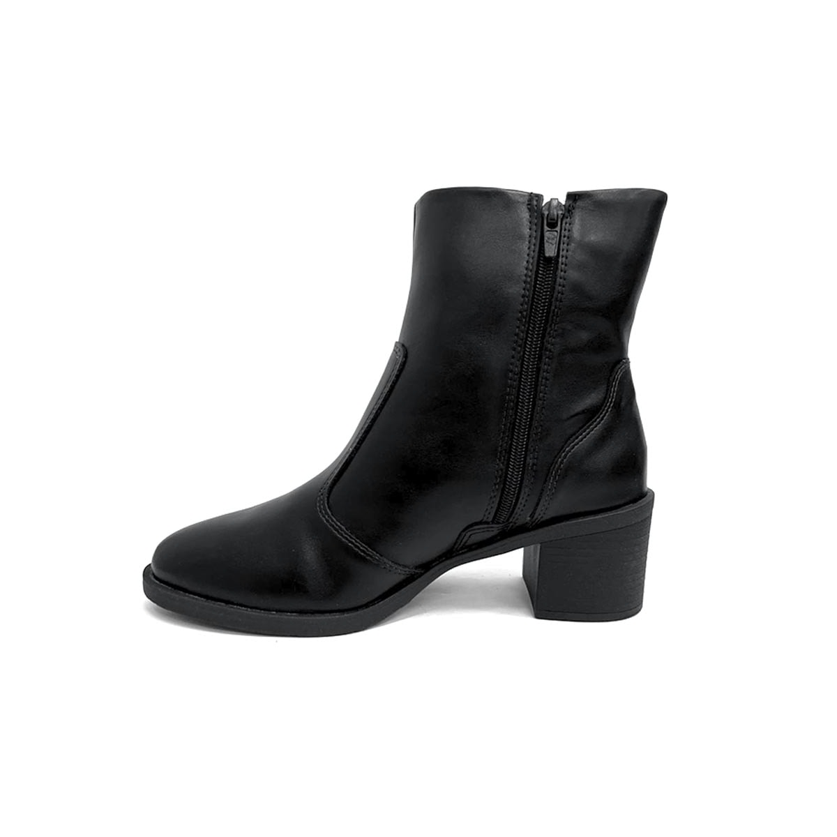Bota Sua Cia Cano Curto Salto Baixo 8438.16481 Preto