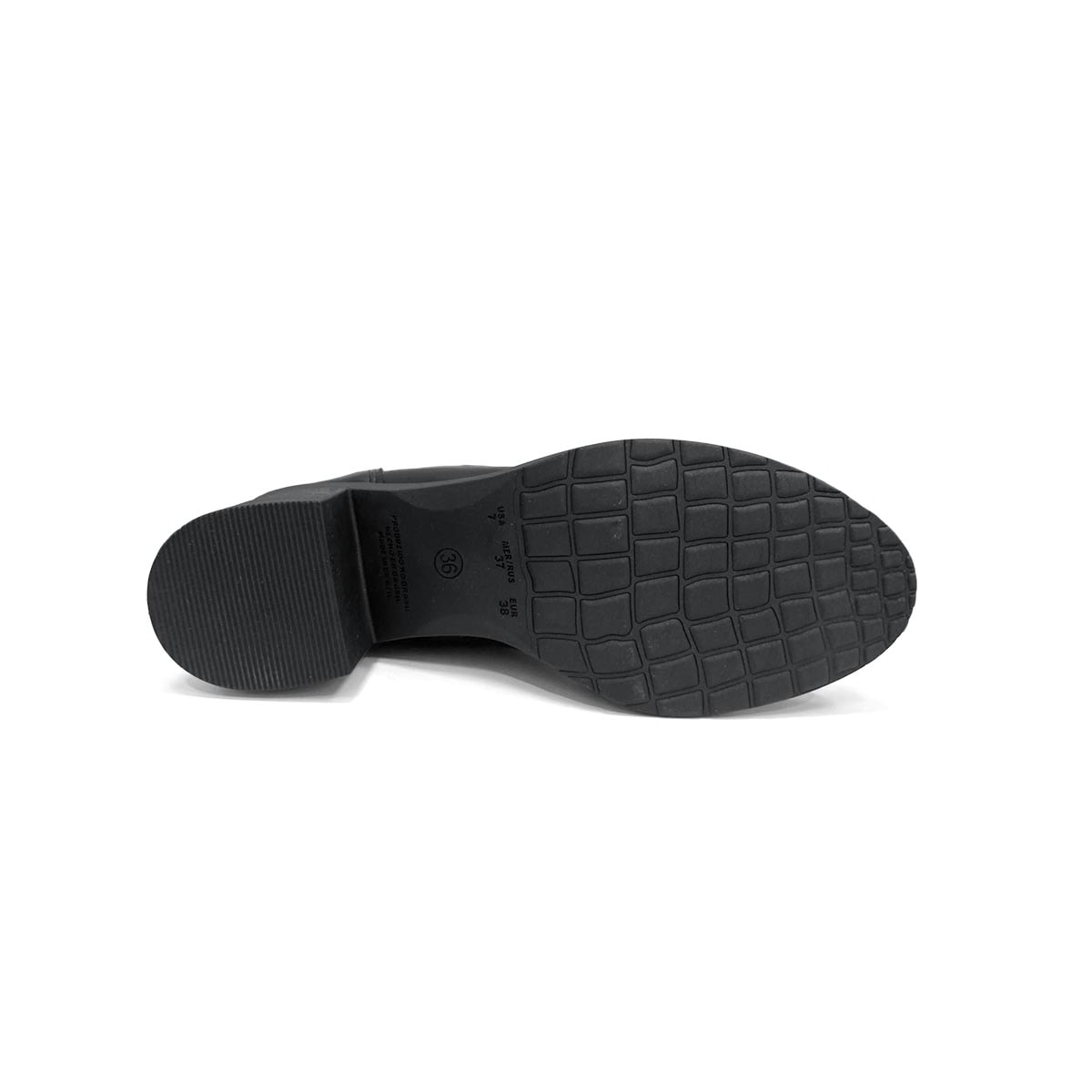 Bota Sua Cia Cano Curto Salto Baixo 8438.16481 Preto