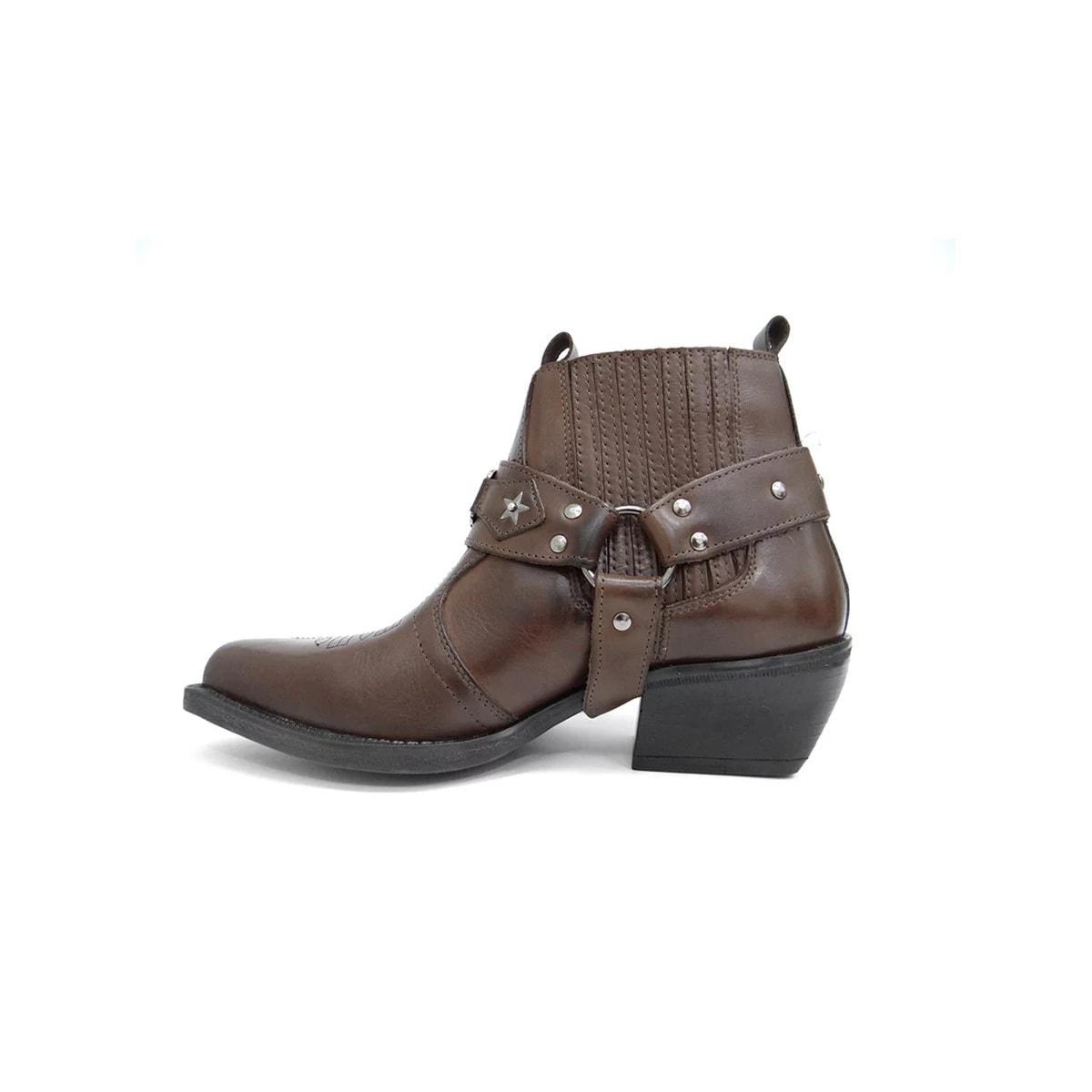 Bota Texana Country Masculina Couro 9005 Cafe Bota Texana Country Masculina Couro 9005 Cafe