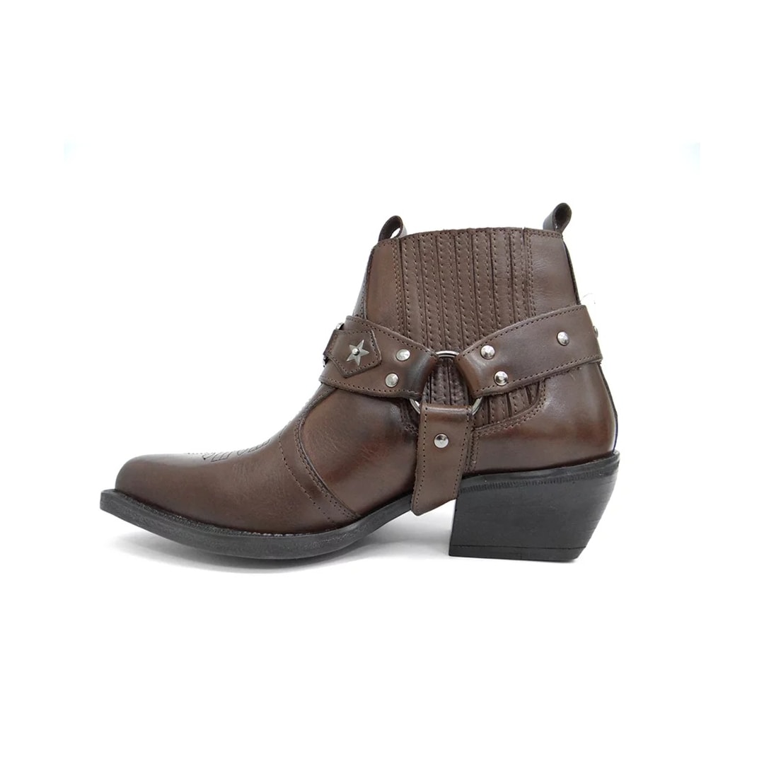 Bota Texana Country Masculina Couro 9005 Cafe Bota Texana Country Masculina Couro 9005 Cafe