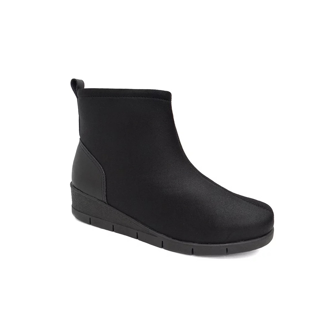 Bota Usaflex De Elastano Cano Curto Ad0522 Preto