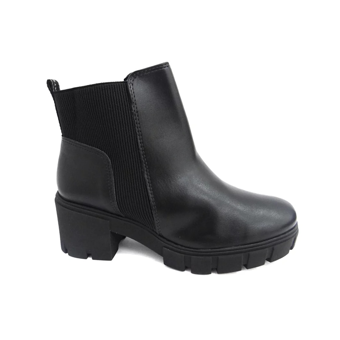Bota Via Marte Cano Curto 23-308-01 Preto Bota Via Marte Cano Curto 23-308-01 Preto