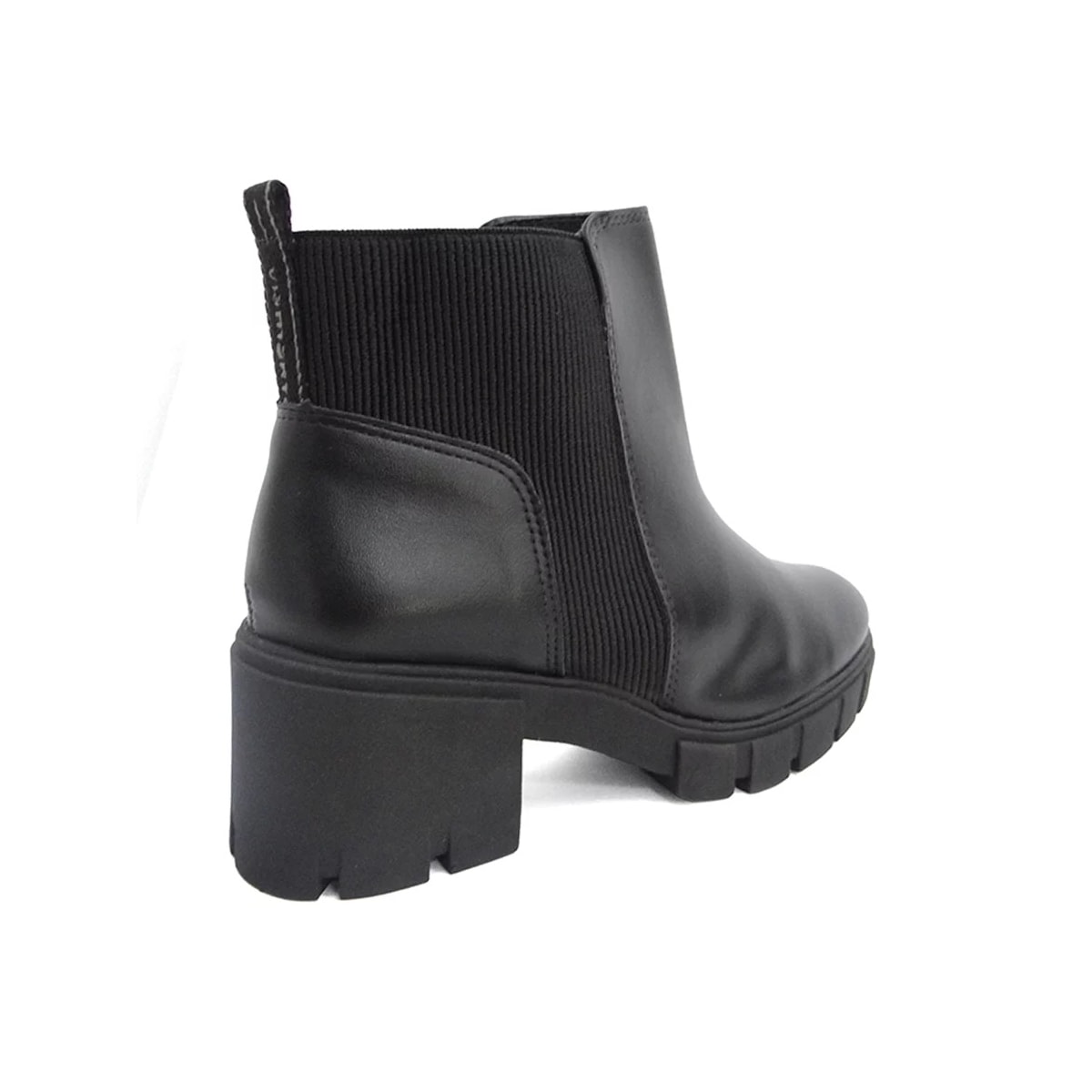 Bota Via Marte Cano Curto 23-308-01 Preto Bota Via Marte Cano Curto 23-308-01 Preto