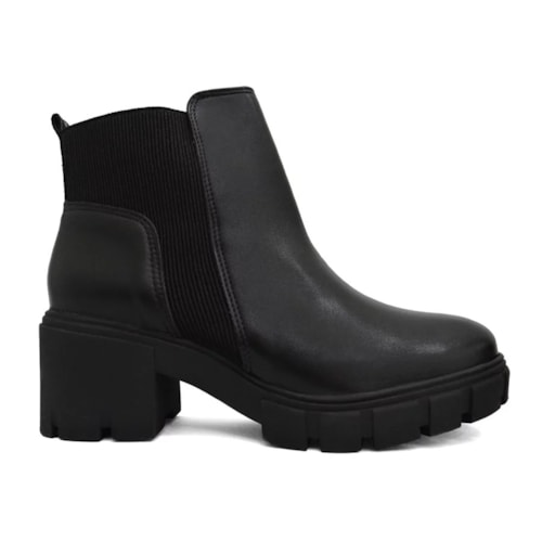 Bota Via Marte Chelsea Cano Curto 001-001 Preto