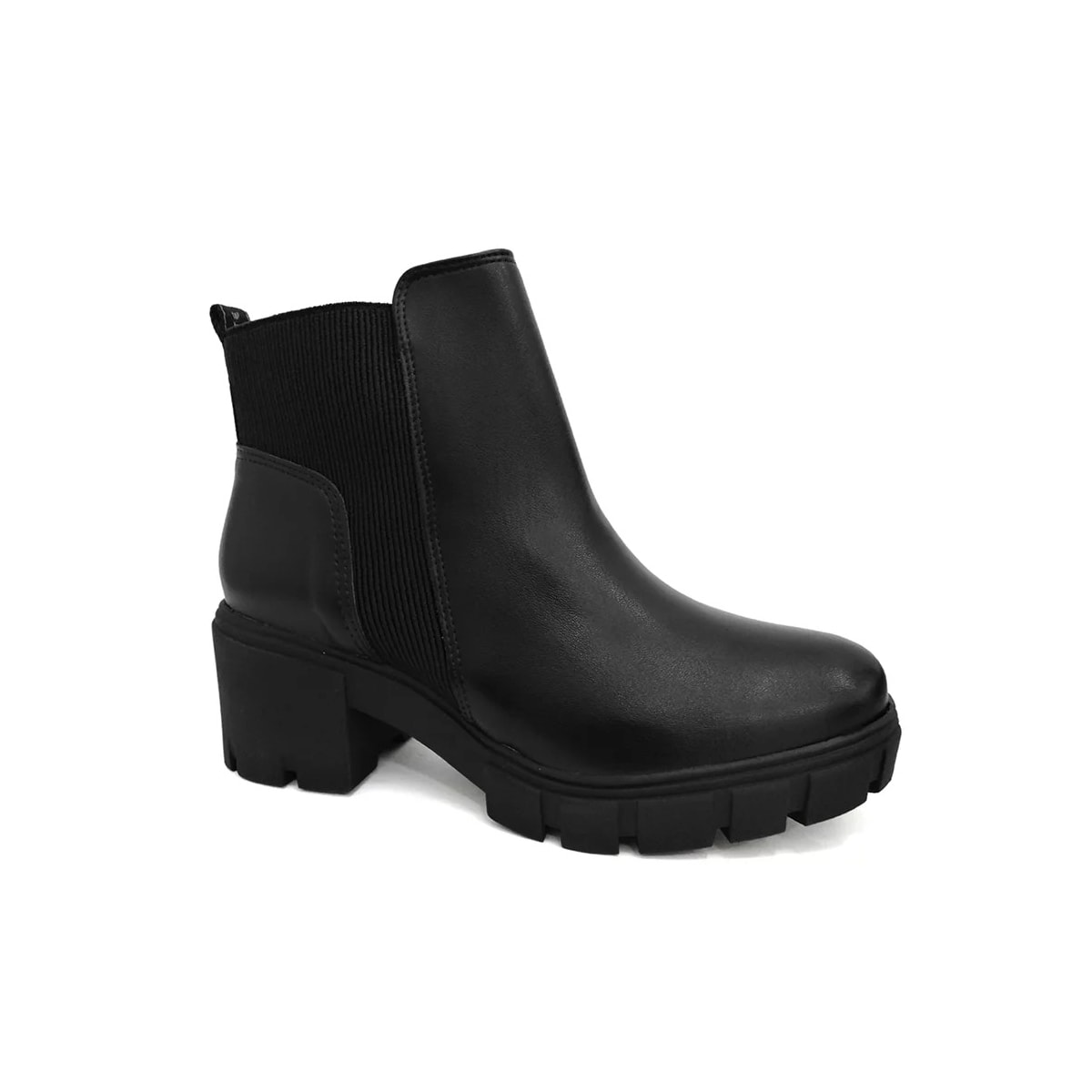 Bota Via Marte Chelsea Cano Curto 001-001 Preto