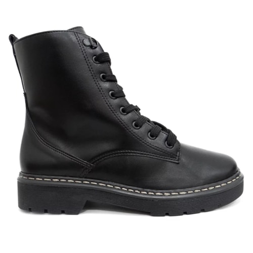 Bota Via Marte Coturno 089-001 Preto