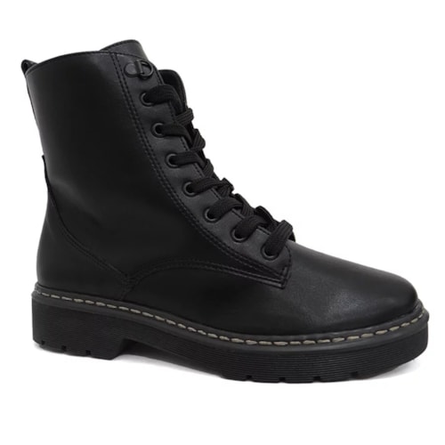 Bota Via Marte Coturno 089-001 Preto