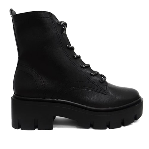 Detalhe - Bota Via Marte Coturno 095-001 Preto