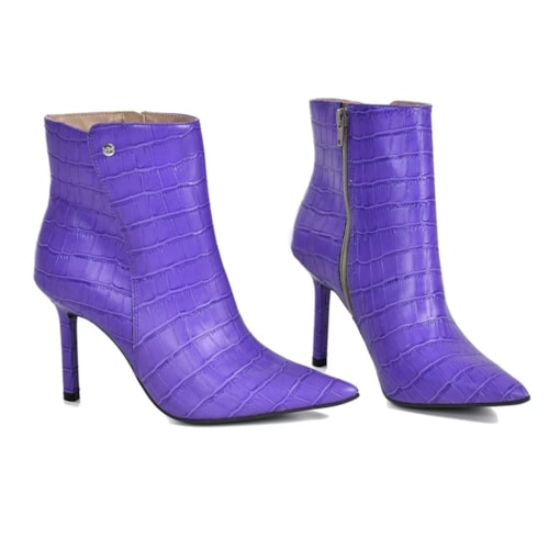 Bota Via Marte Feminino 22-6406 Roxo