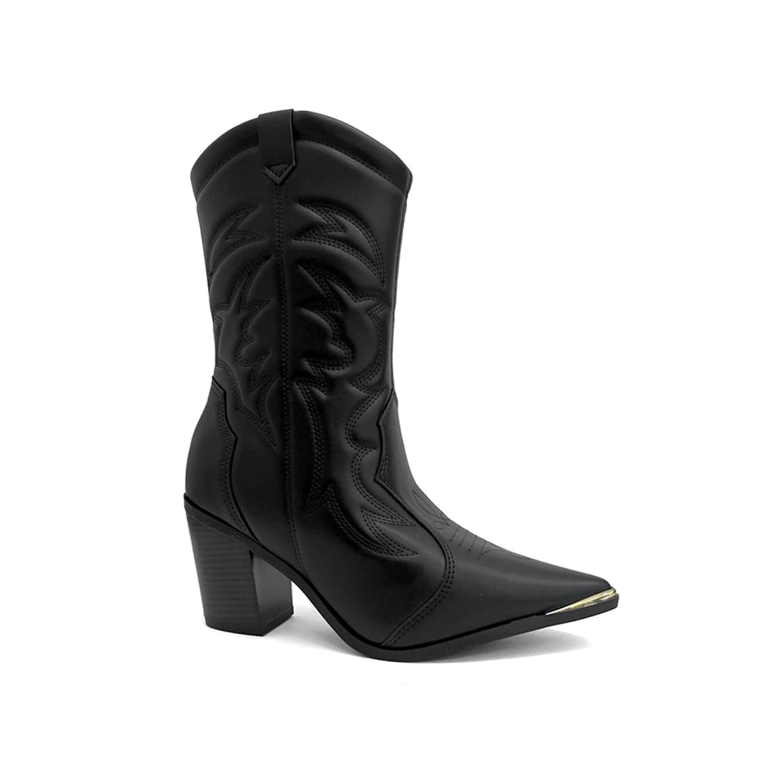 Bota Vizzano Boots Western 3113.101 Preto Bota Vizzano Boots Western 3113.101 Preto