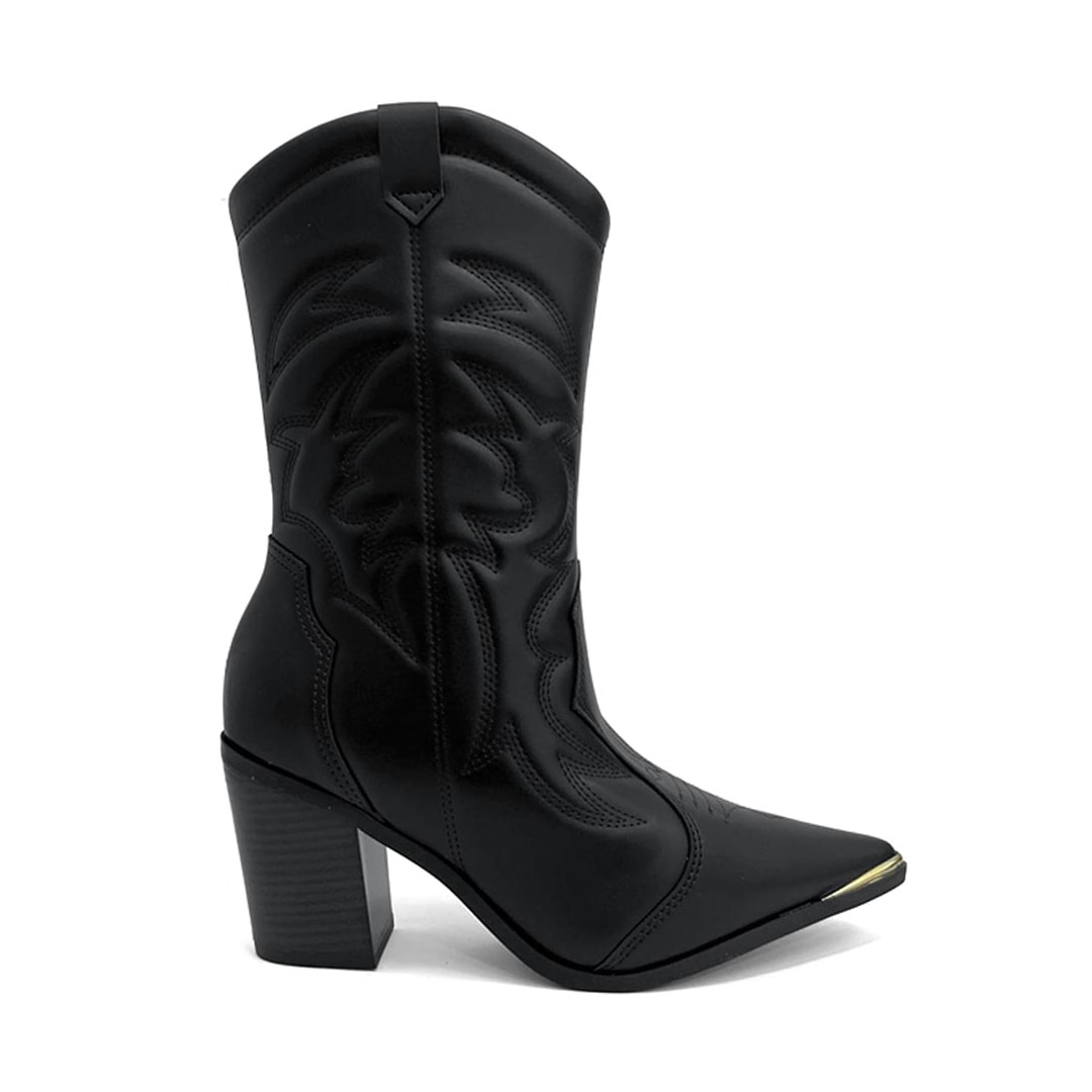 Bota Vizzano Boots Western 3113.101 Preto Bota Vizzano Boots Western 3113.101 Preto