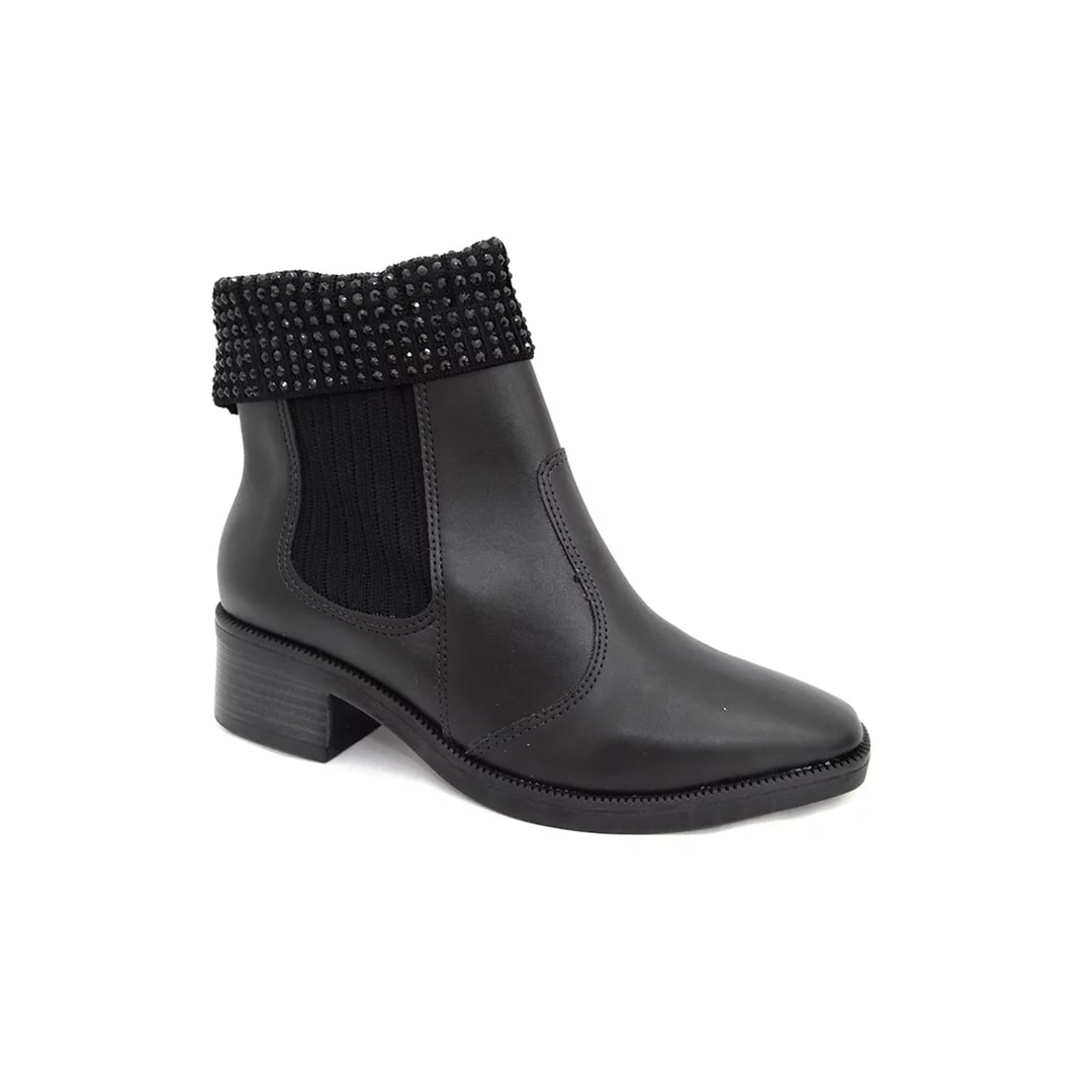 Bota Vizzano Cano Baixo Feminina 3088.104 Preto