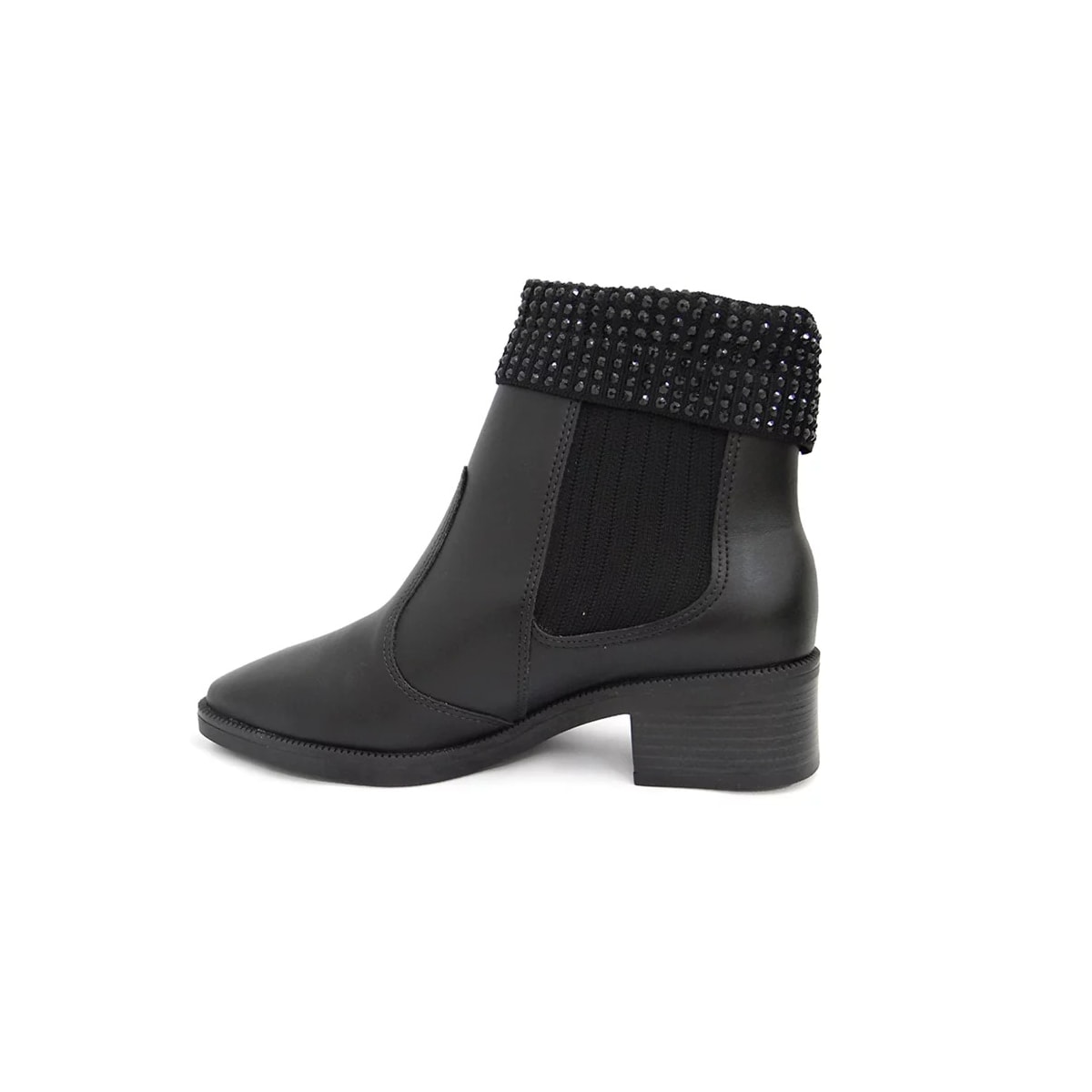 Bota Vizzano Cano Baixo Feminina 3088.104 Preto Bota Vizzano Cano Baixo Feminina 3088.104 Preto
