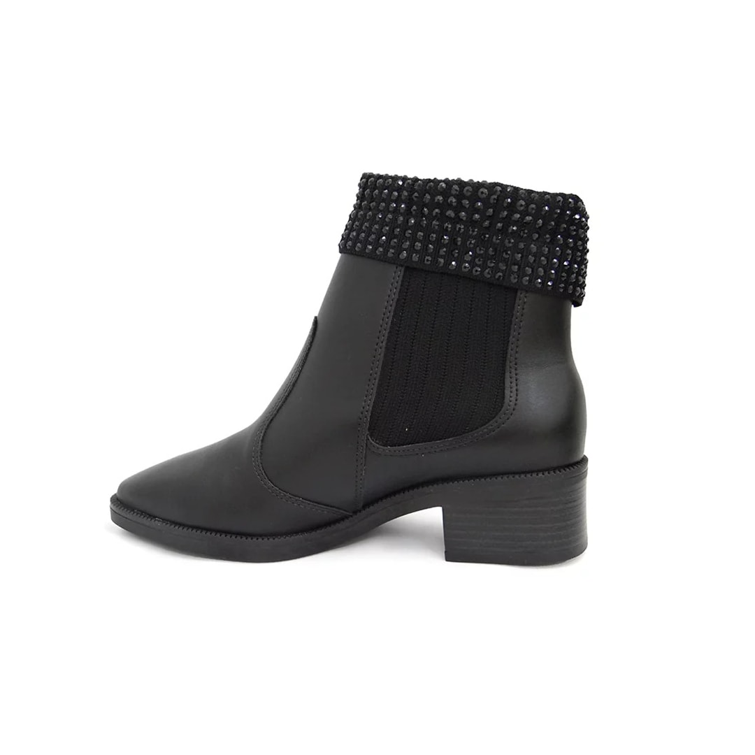 Bota Vizzano Cano Baixo Feminina 3088.104 Preto