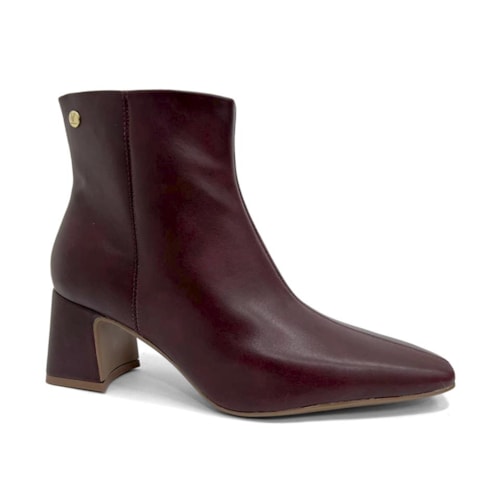 Bota Vizzano Cano Curto 3109.100 Burgundy