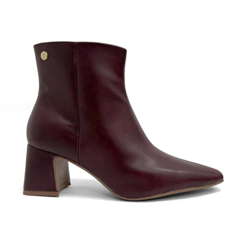 Detalhe - Bota Vizzano Cano Curto 3109.100 Burgundy