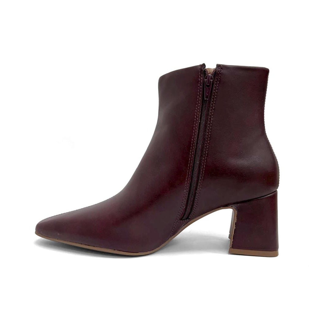 Bota Vizzano Cano Curto 3109.100 Burgundy Bota Vizzano Cano Curto 3109.100 Burgundy