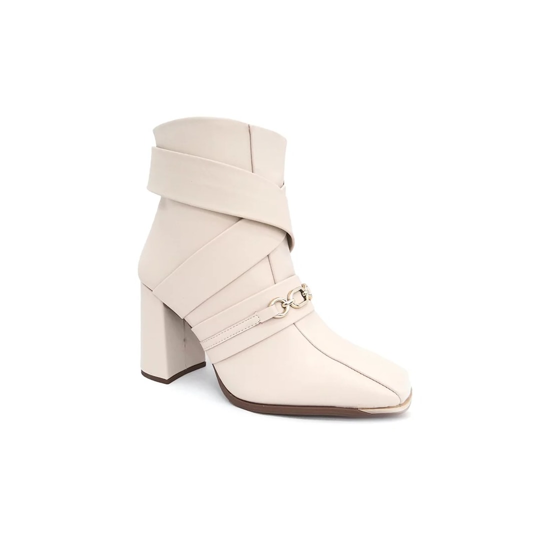 Bota Vizzano Feminino 3085.202 Creme Bota Vizzano Feminino 3085.202 Creme
